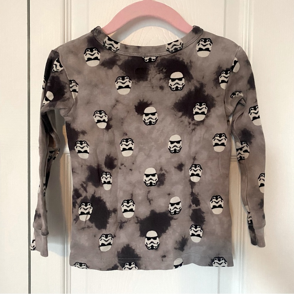 Gap Star Wars boys 4T storm trooper organic cotton pajamas